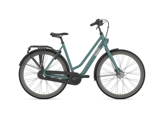 Gazelle Esprit 7 speed, thyme green mat, 54 cm